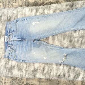 Loft High Waist Flare Crop Jeans